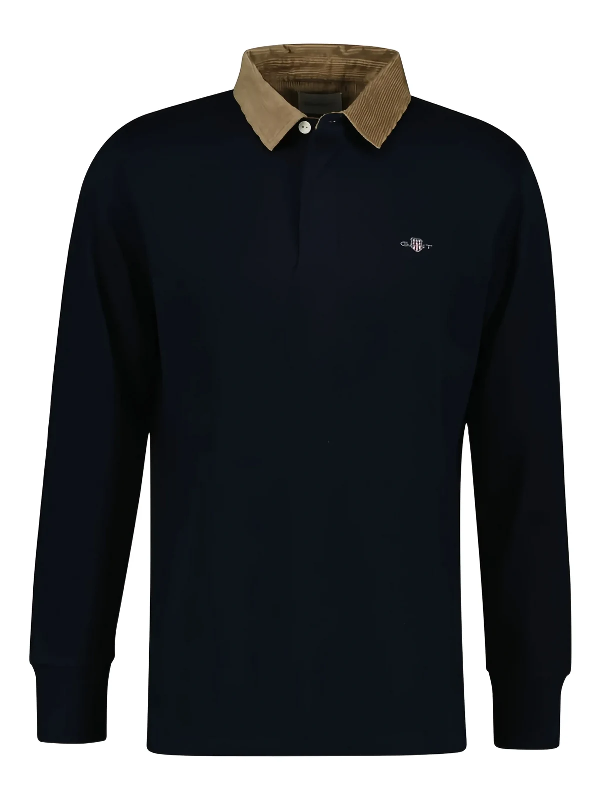 Heavy Rugger cord collar polo shirt