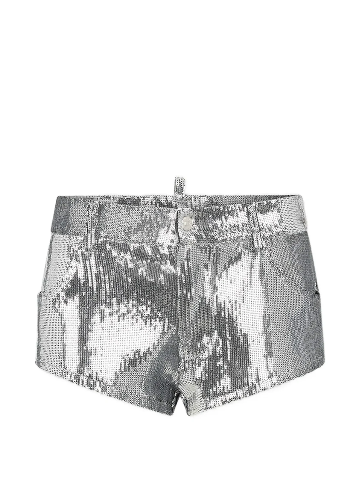 shimmer embellished shorts