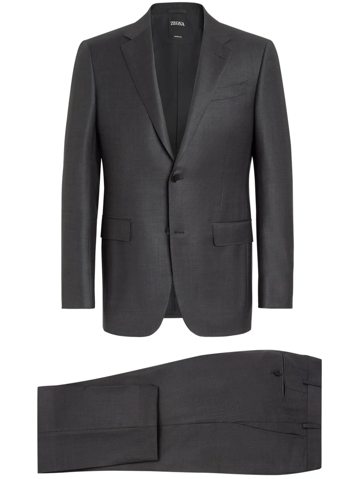 Trofeo single-breasted wool suit