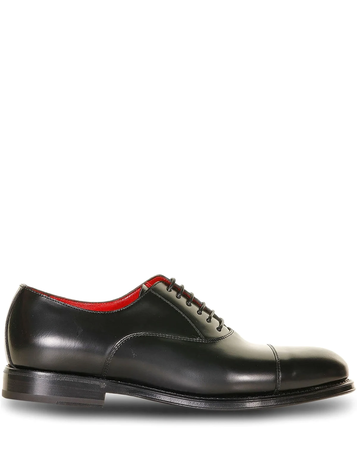 polished flat oxford shoes