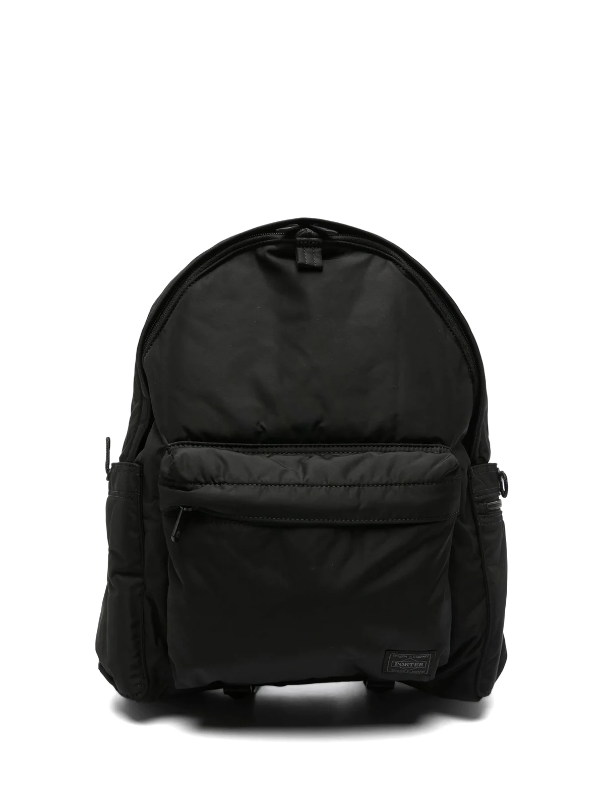 logo-patch padded backpack