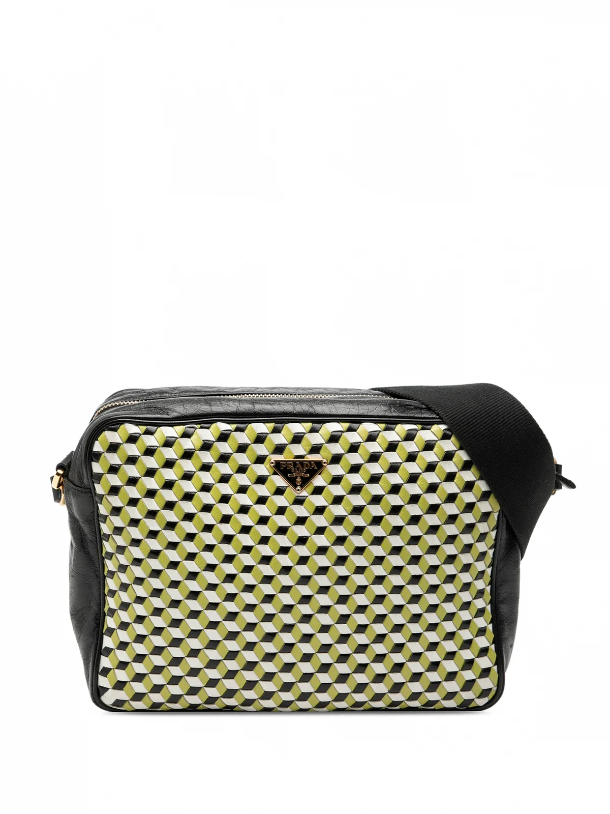 2000-2013 Leather Perspective Cubes shoulder bag