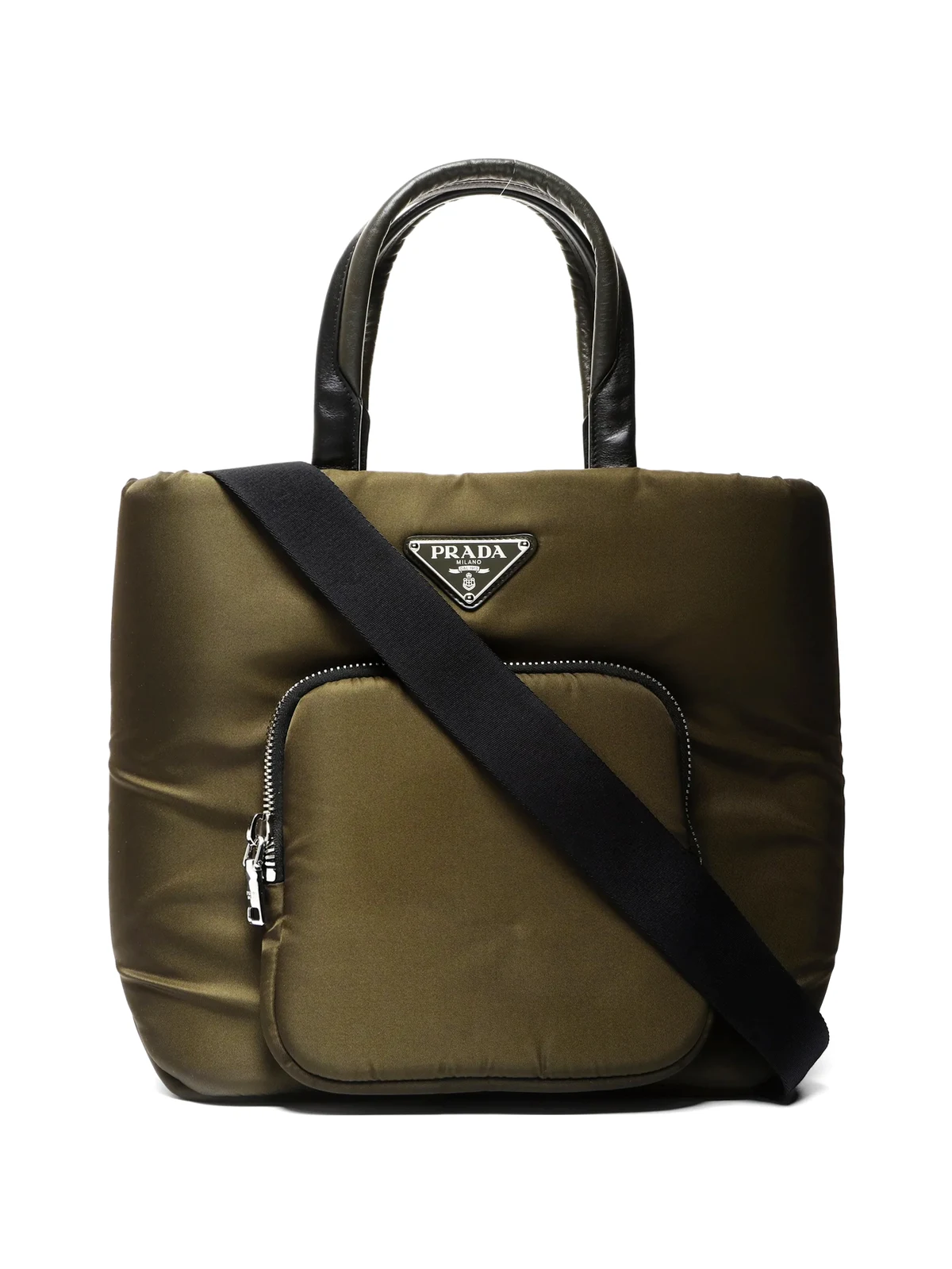 2000s zip-pocket shoulder bag