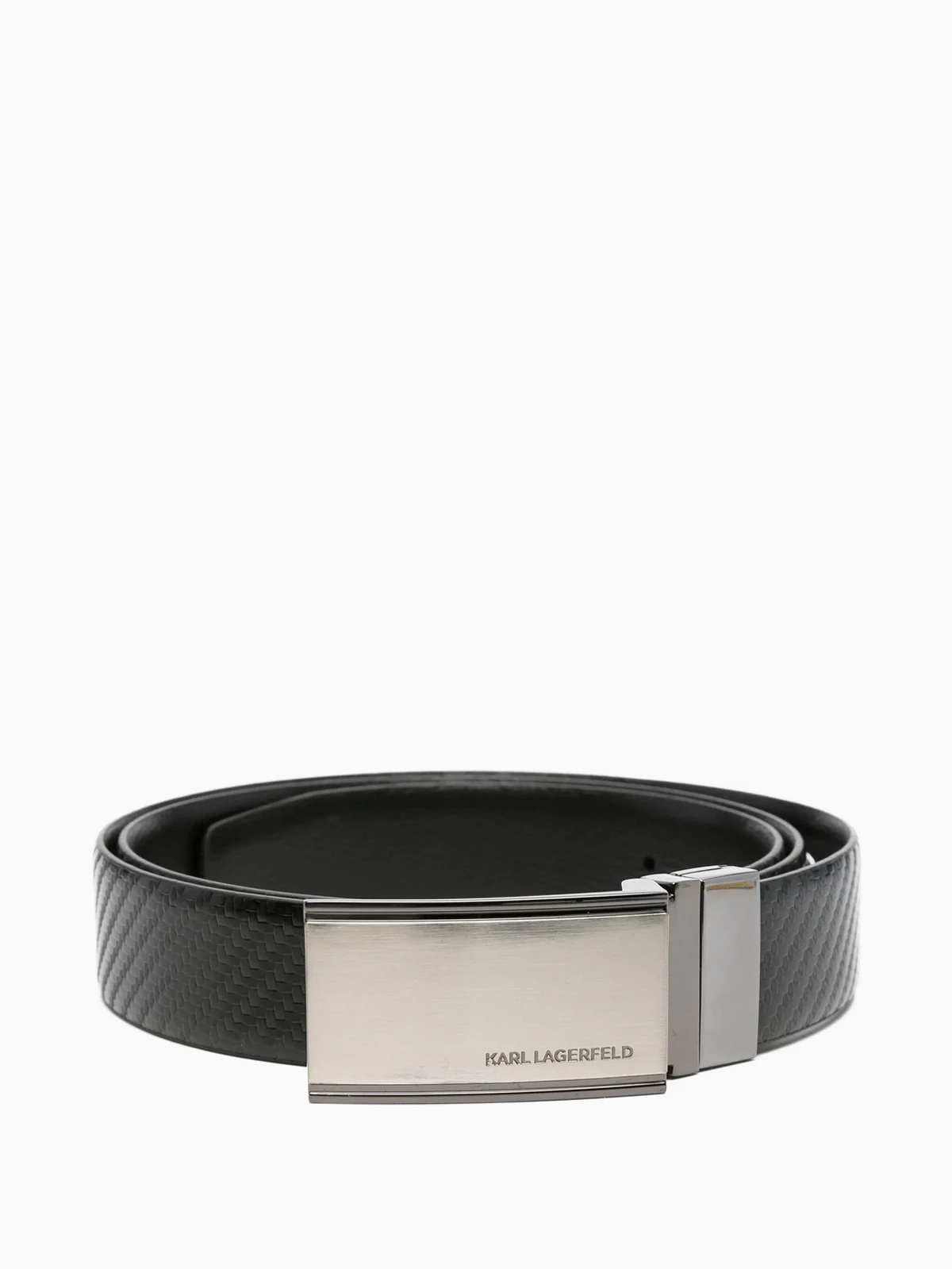 textured leather belt