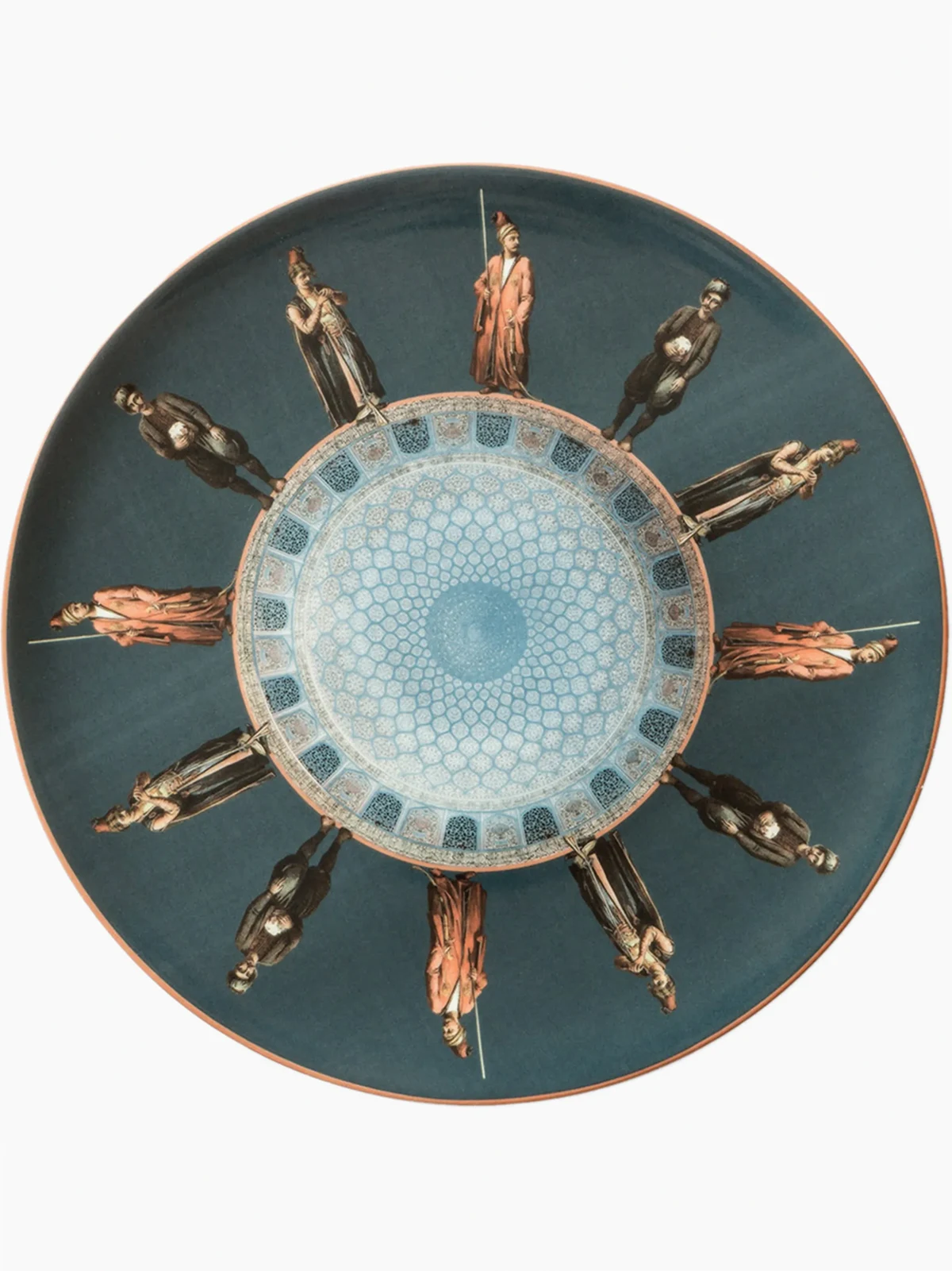 Soldiers ceramic plate (28cm)