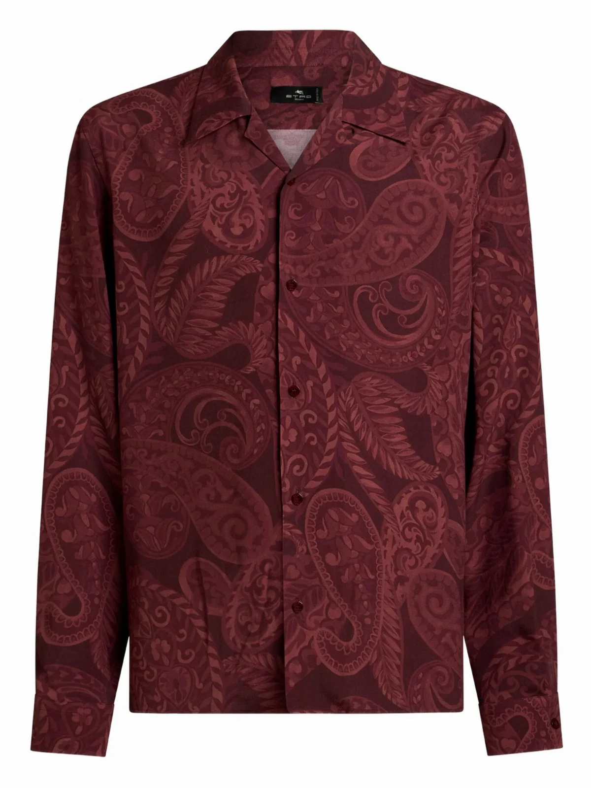 paisley-print shirt