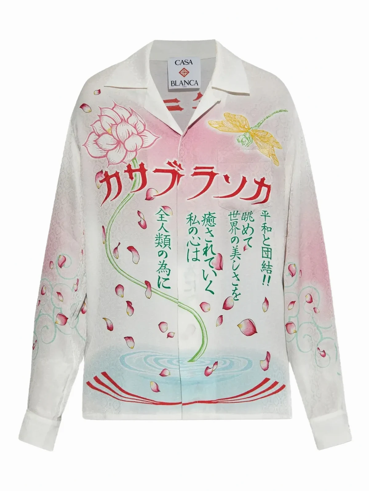 Cuban LS collar tee shirt