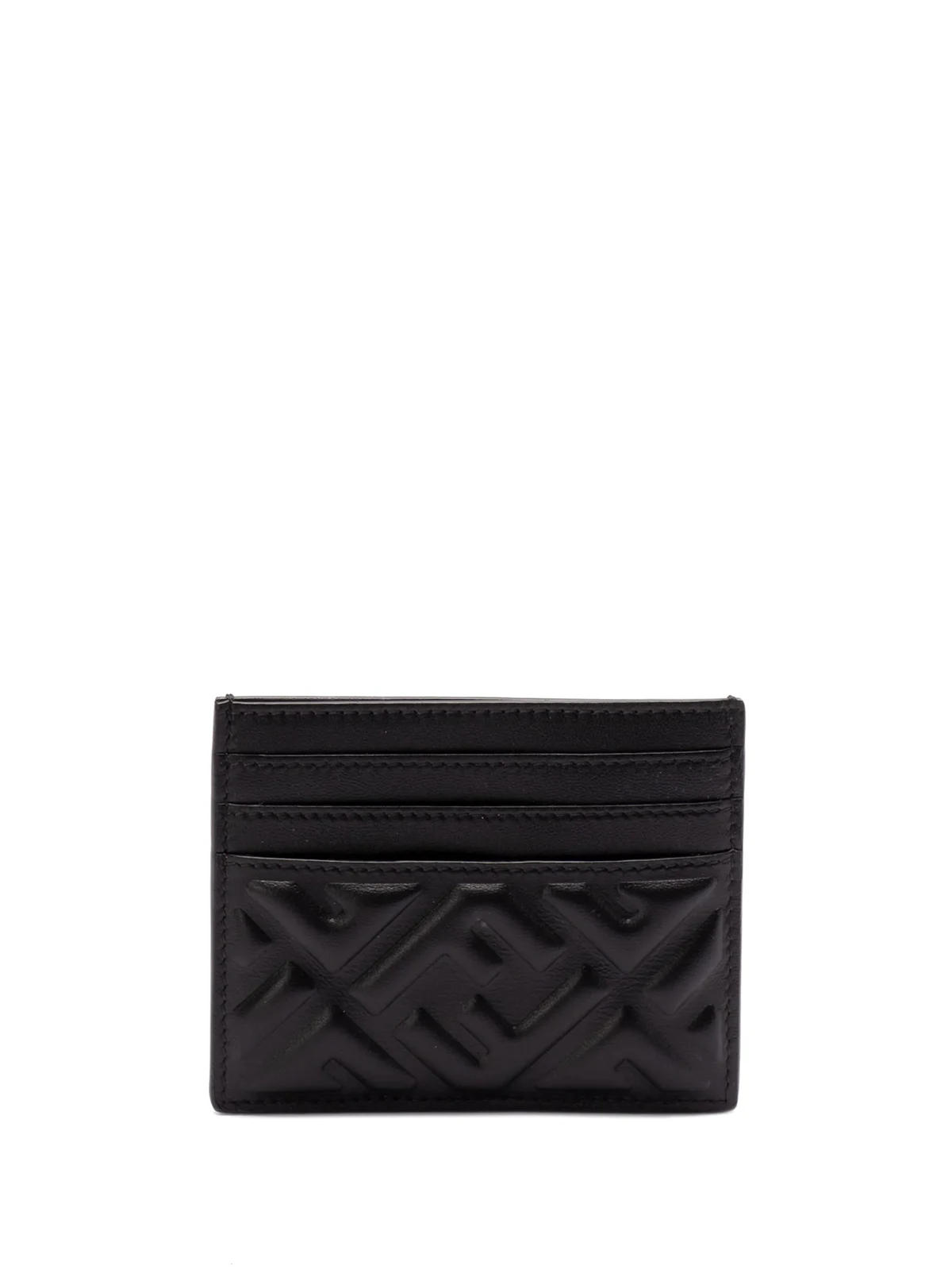 logo-embossed cardholder