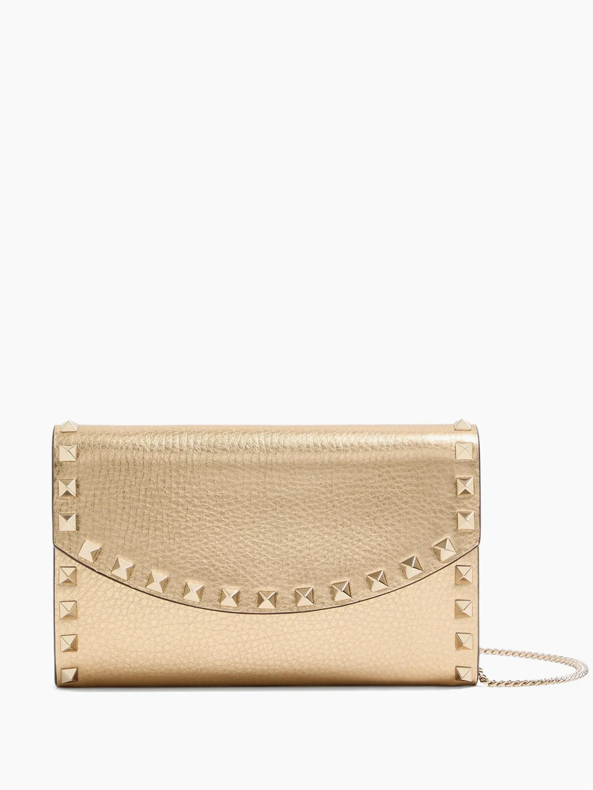 Rockstud studded leather wallet