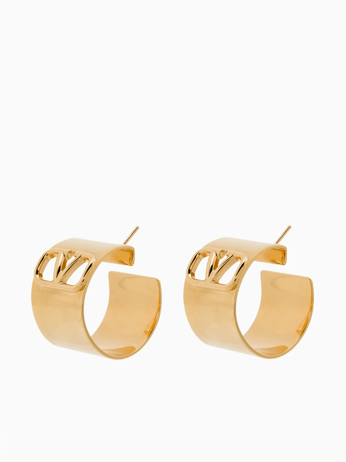 VLogo Signature hoop earrings