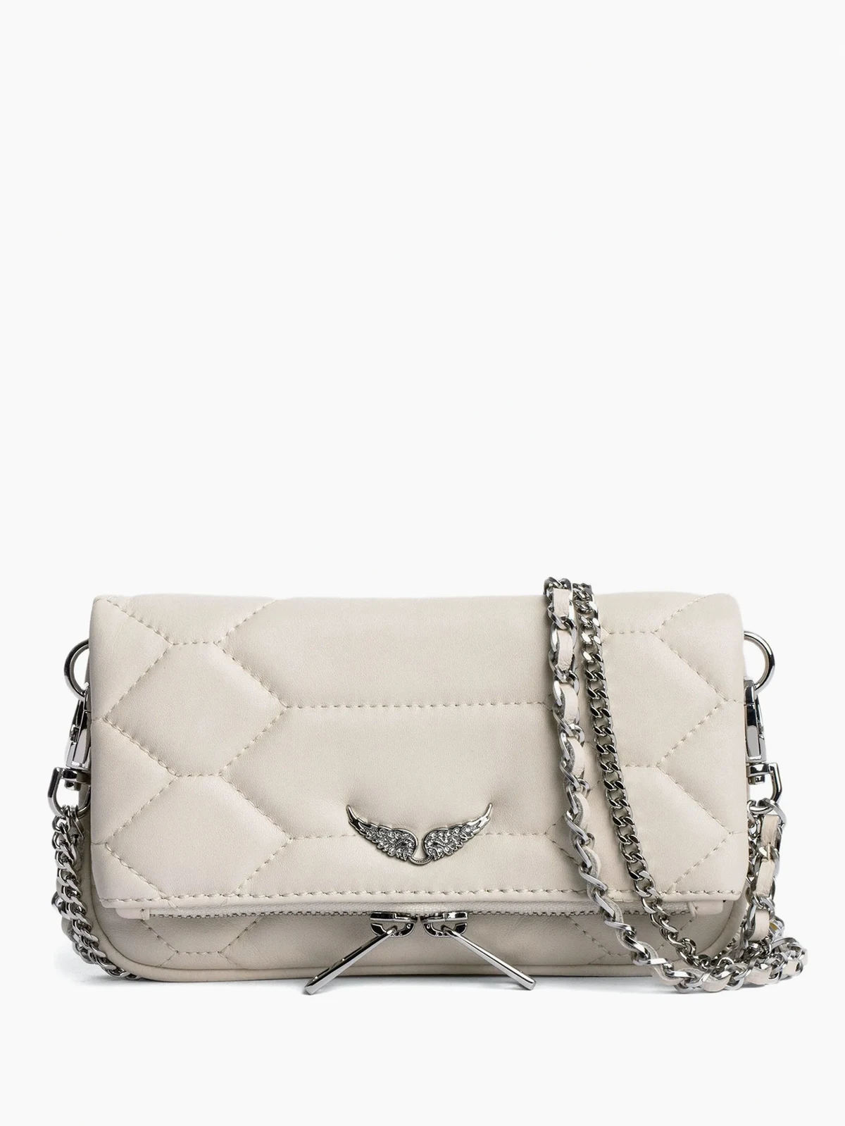 Rock Nano quilted clutch bag