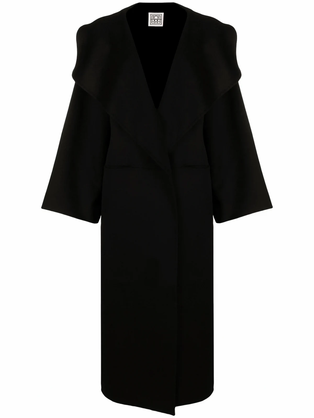 oversized wool-cashmere coat