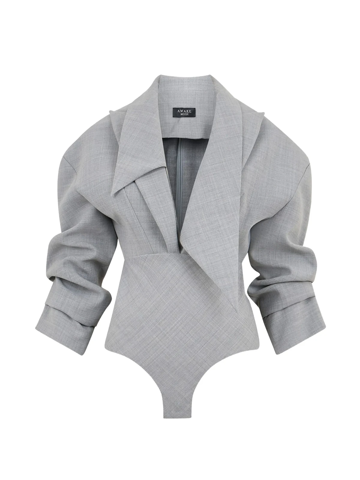 tailored ruched bodysuit