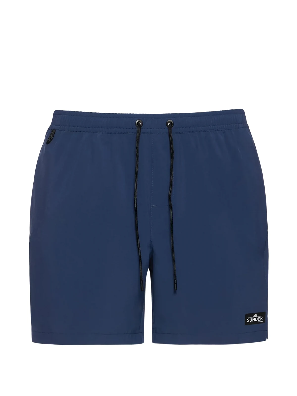 striped-detail elasticated swim shorts