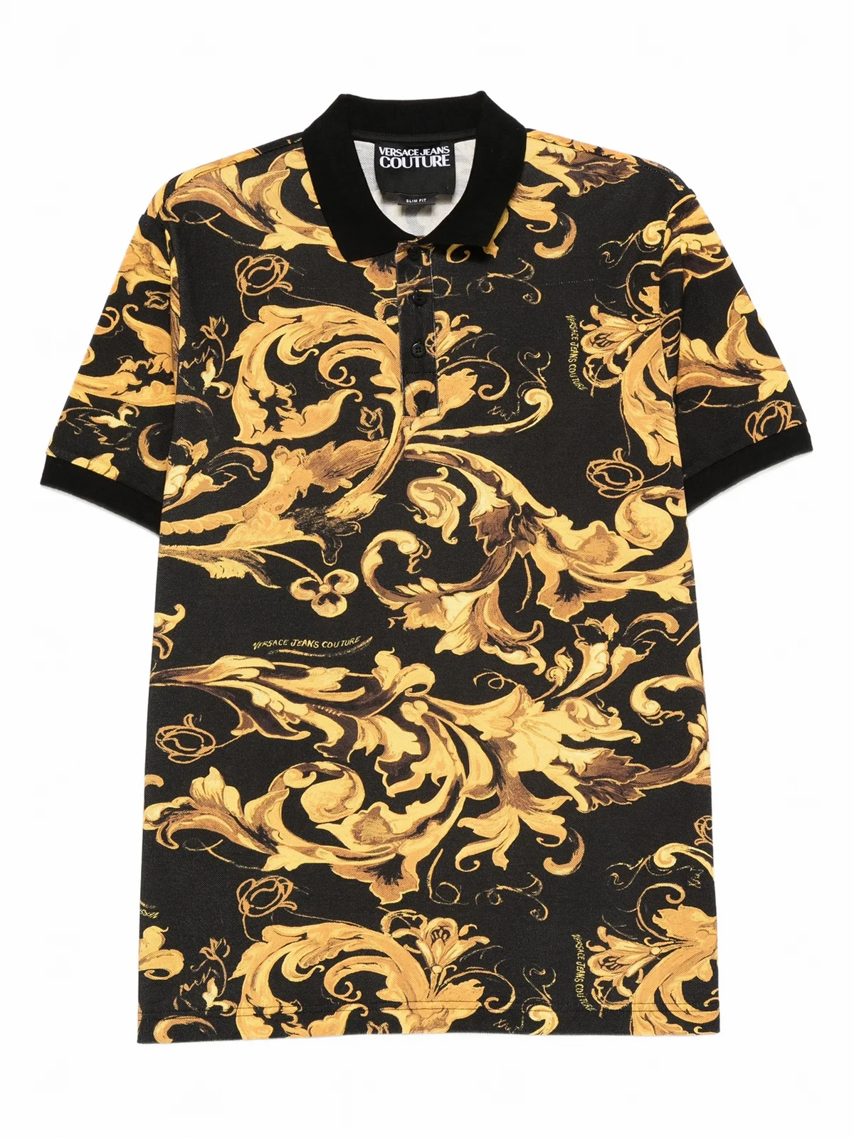 Porcelain Barocco-print polo shirt