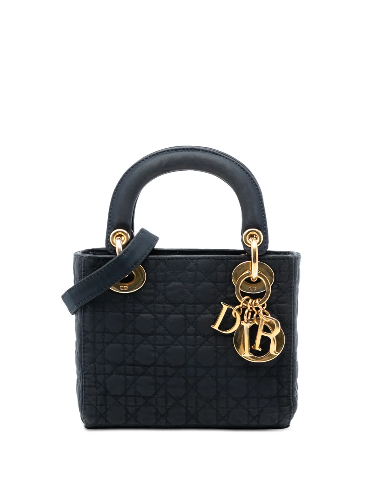 1998 Mini Nylon Cannage Lady Dior satchel