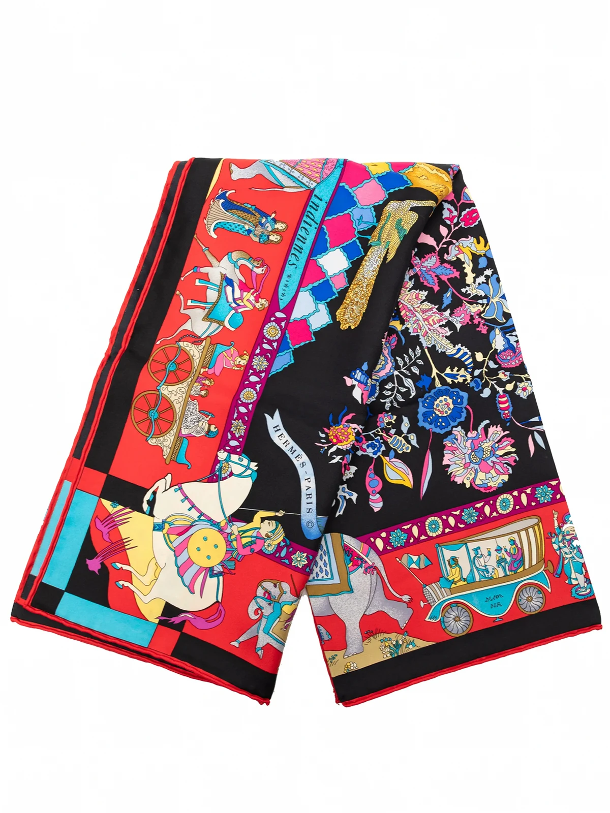 20th Century Fantaisies Indiennes Silk Scarf 90 scarves