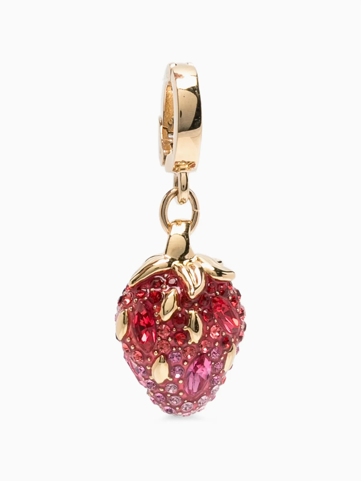 strawberry-charm pendant