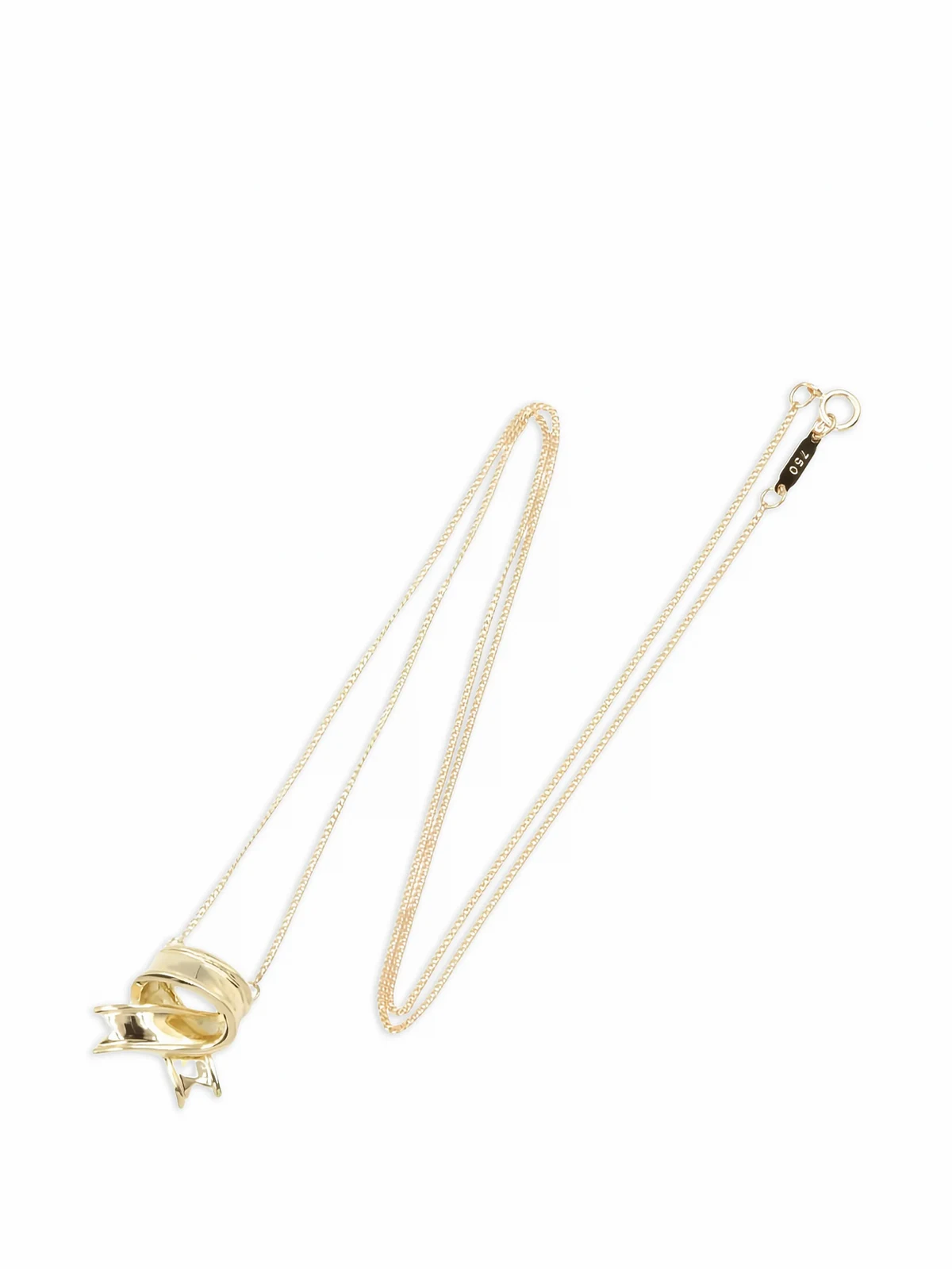 ribbon-cross necklace