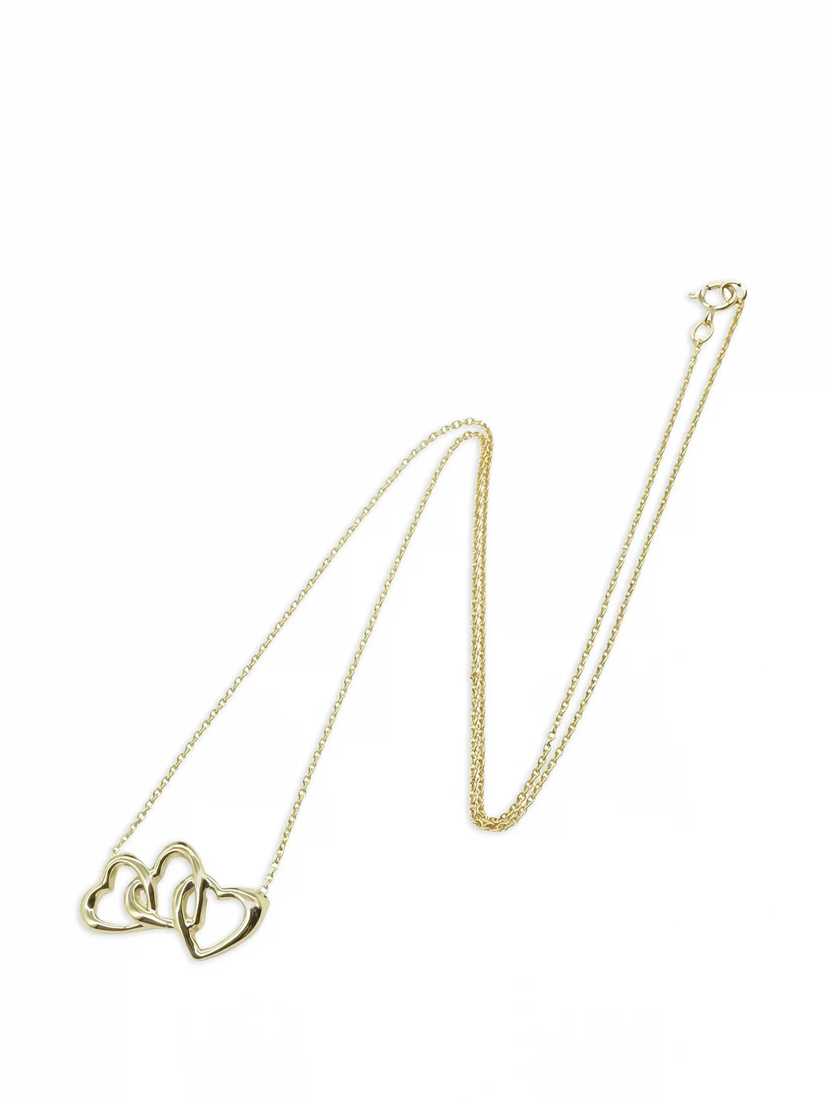 2010s triple-heart necklace