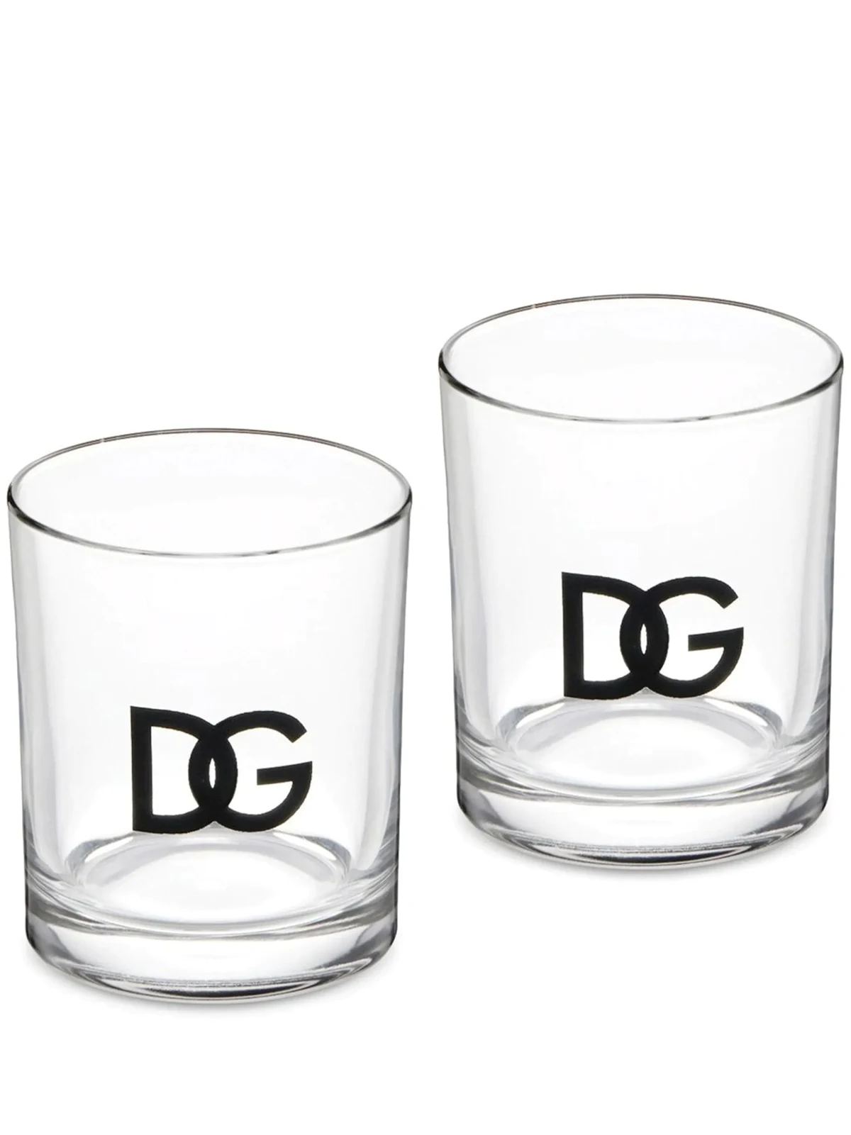 logo-print water glasses