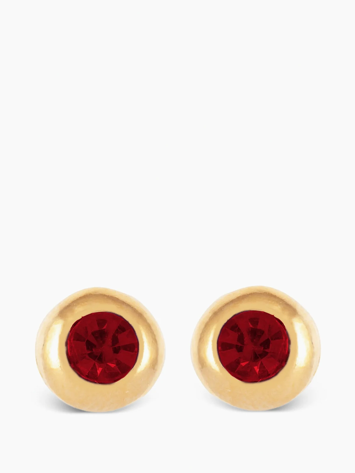1980s Rediscovered ruby earrings