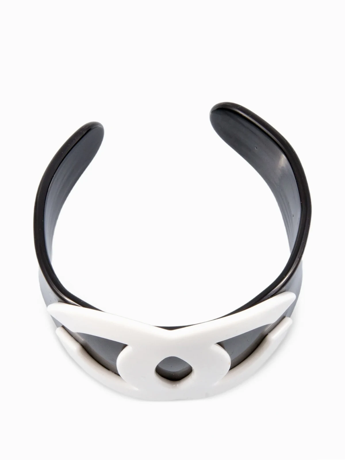 2000s large black cuff bracelet