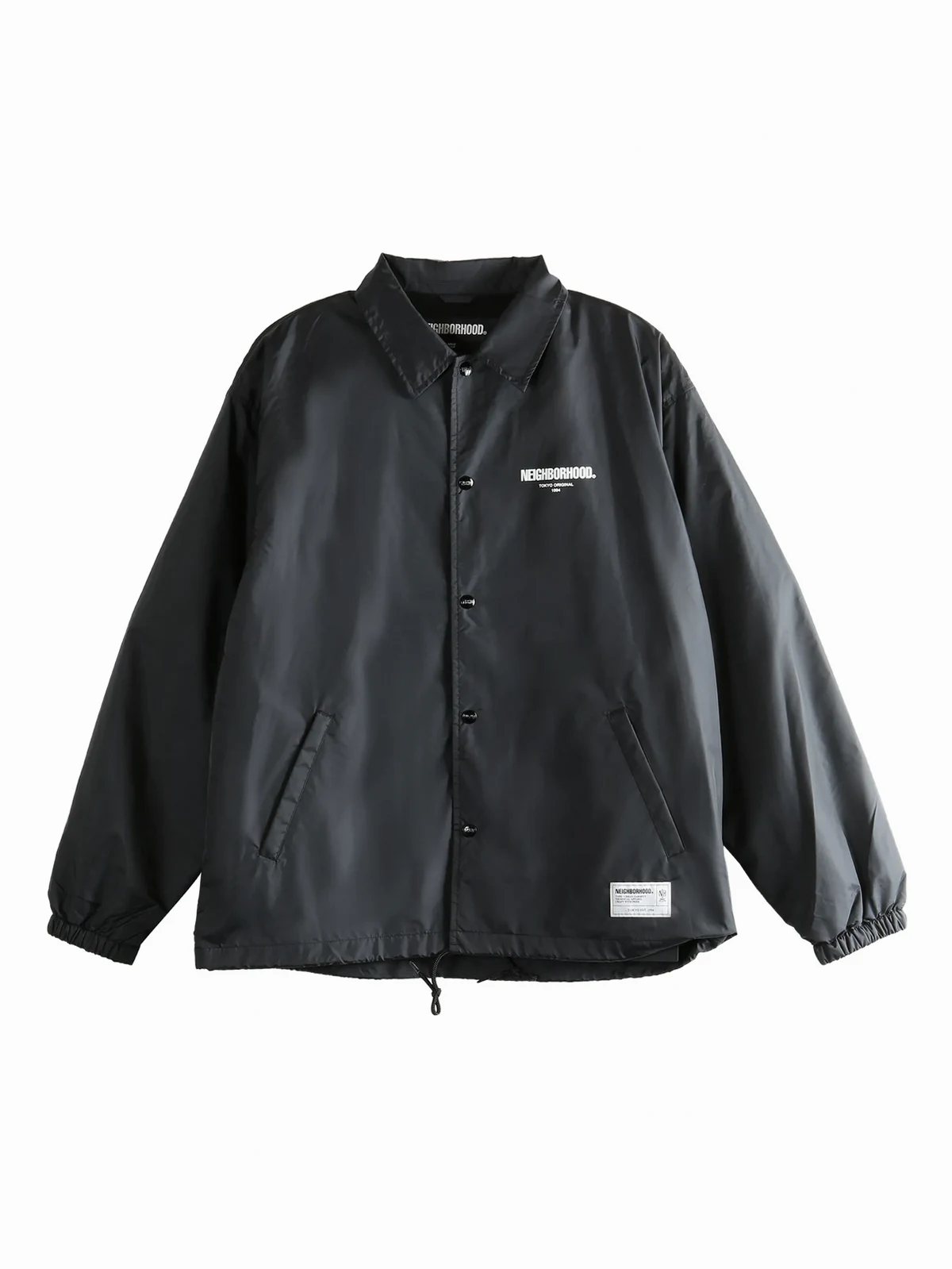 buttoned logo jacket