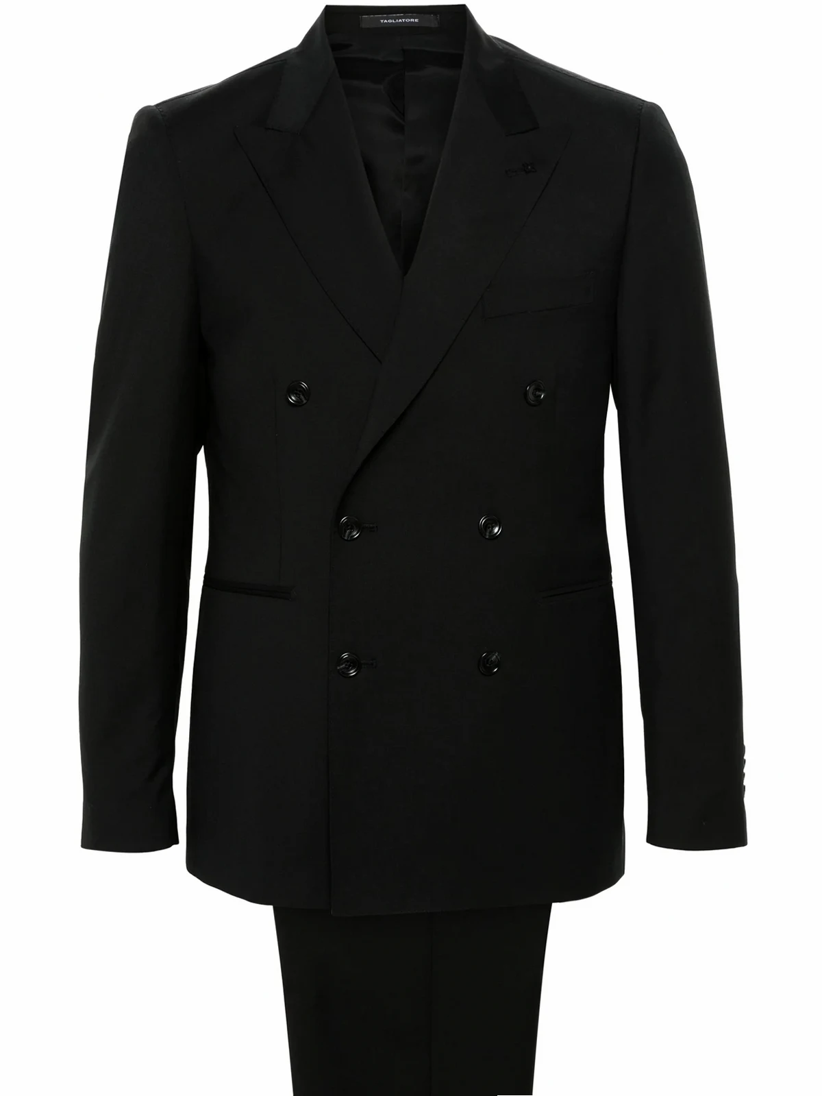 wool double-breasted suit
