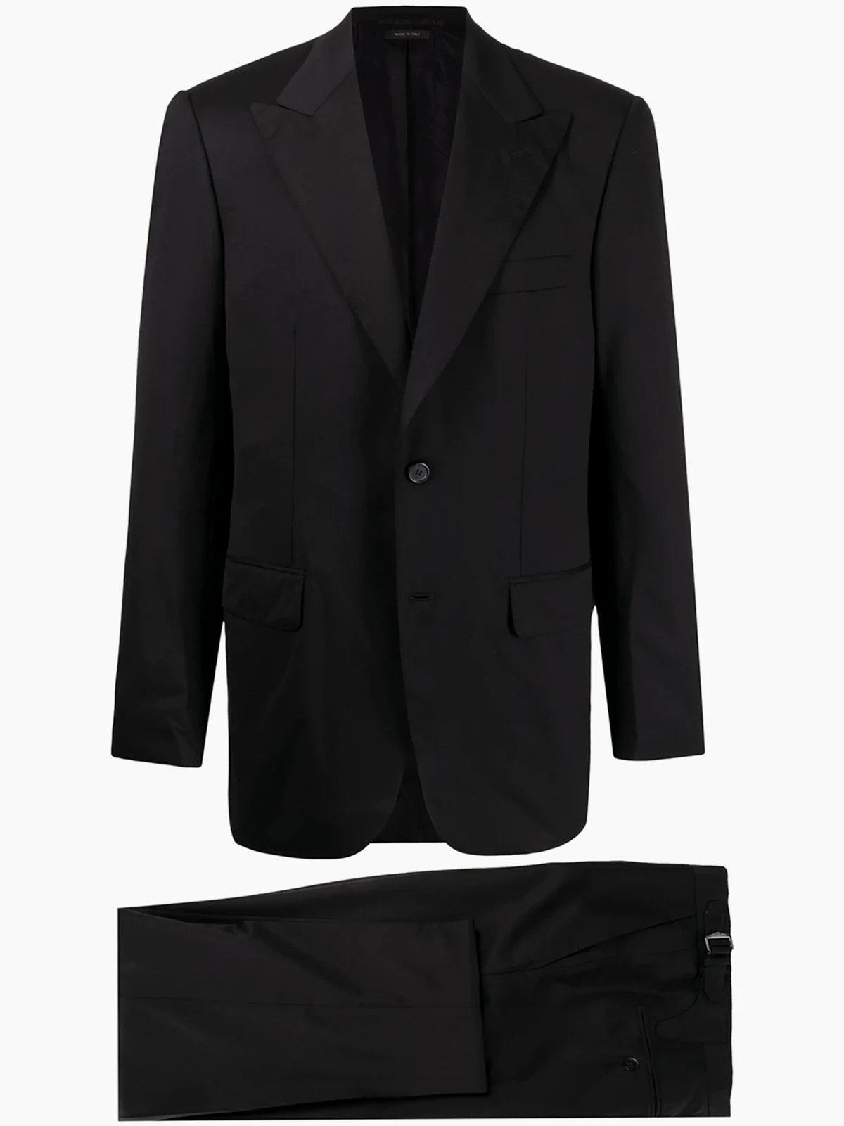 single-breasted wool blazer