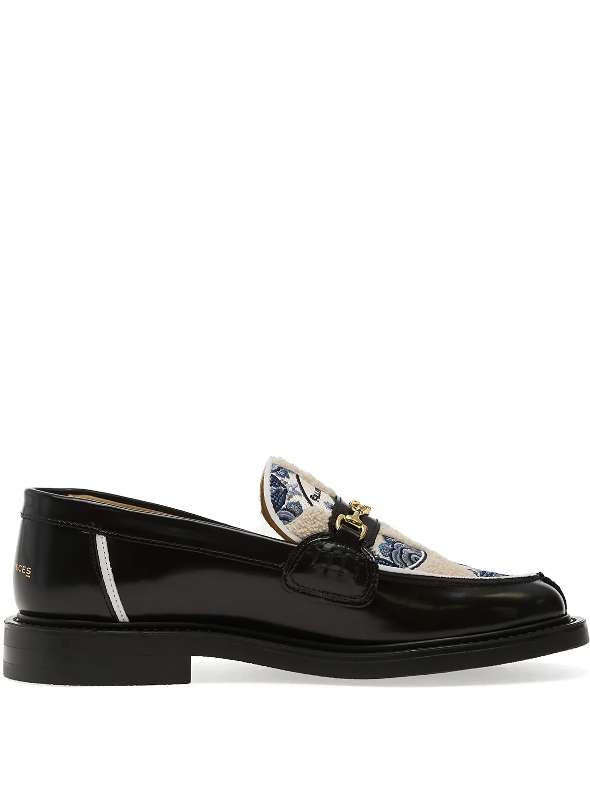 patterned loafers