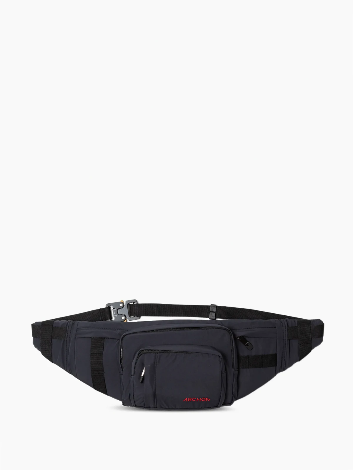 front-zip belt bag