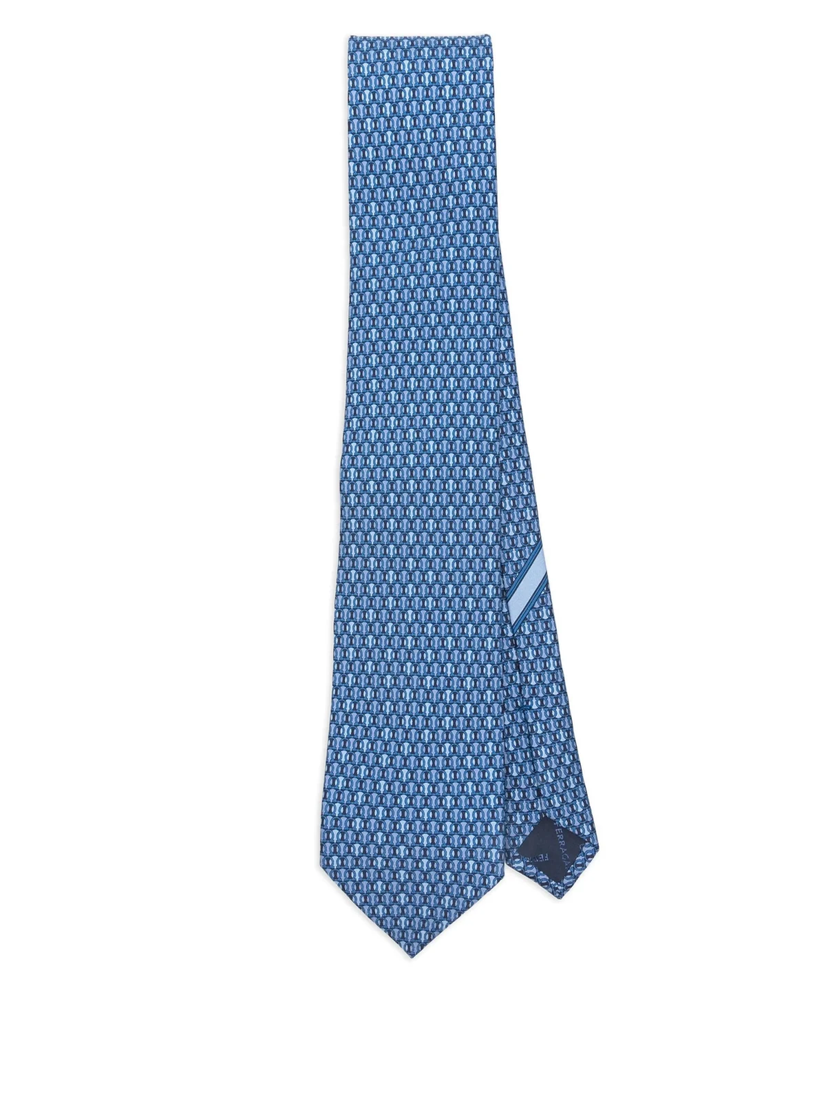 polka-dot pattern silk tie