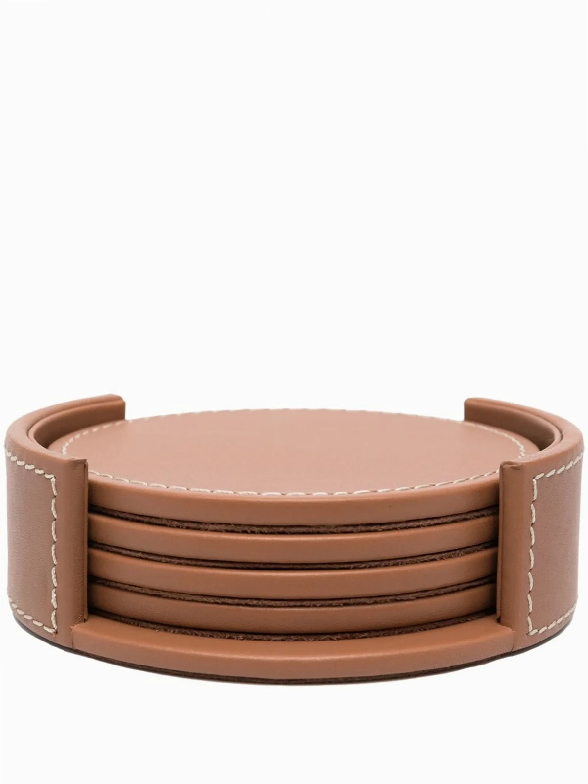 Wyatt leather coasters