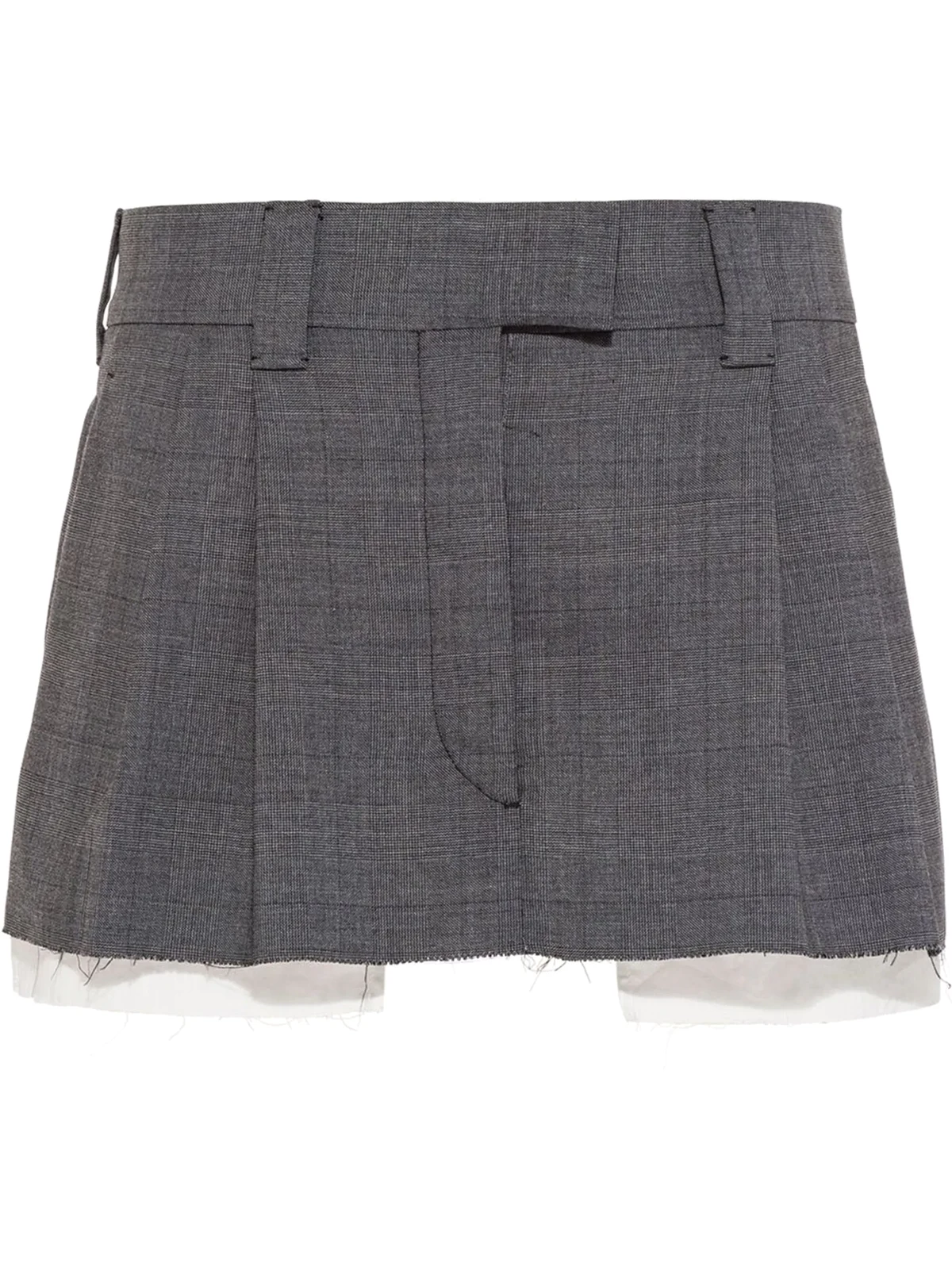 Prince-Of-Wales check mini skirt