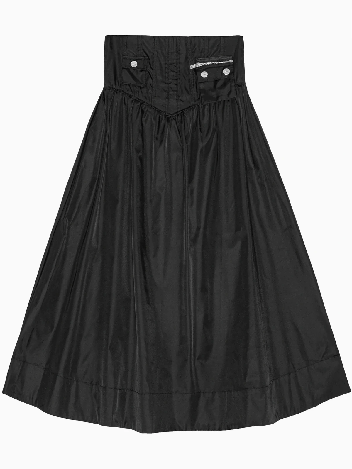 high-waisted maxi skirt