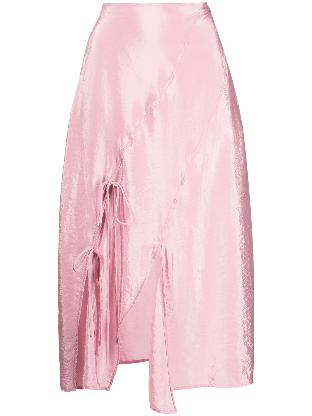 Joey draped midi skirt