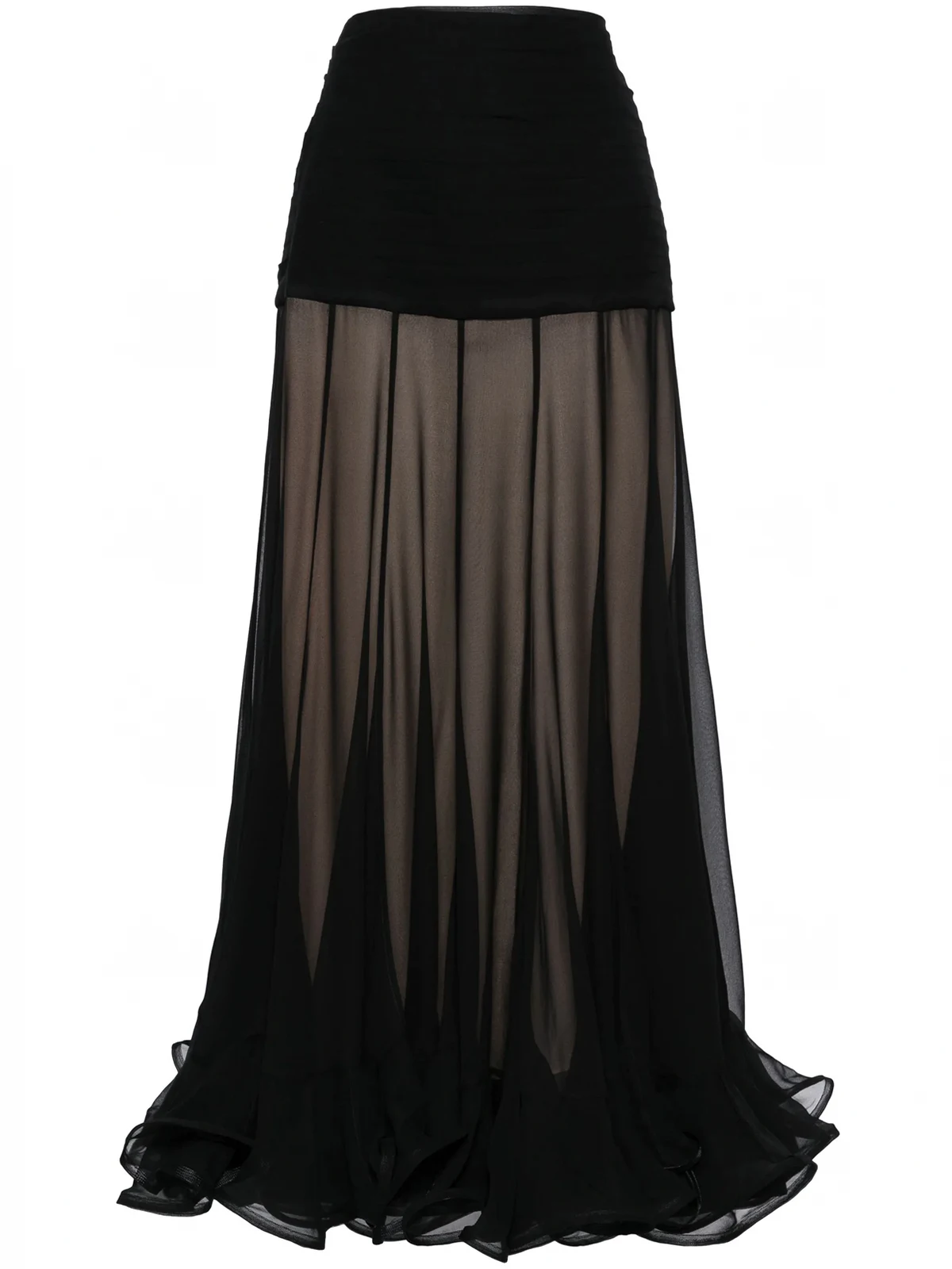 Illustration maxi skirt