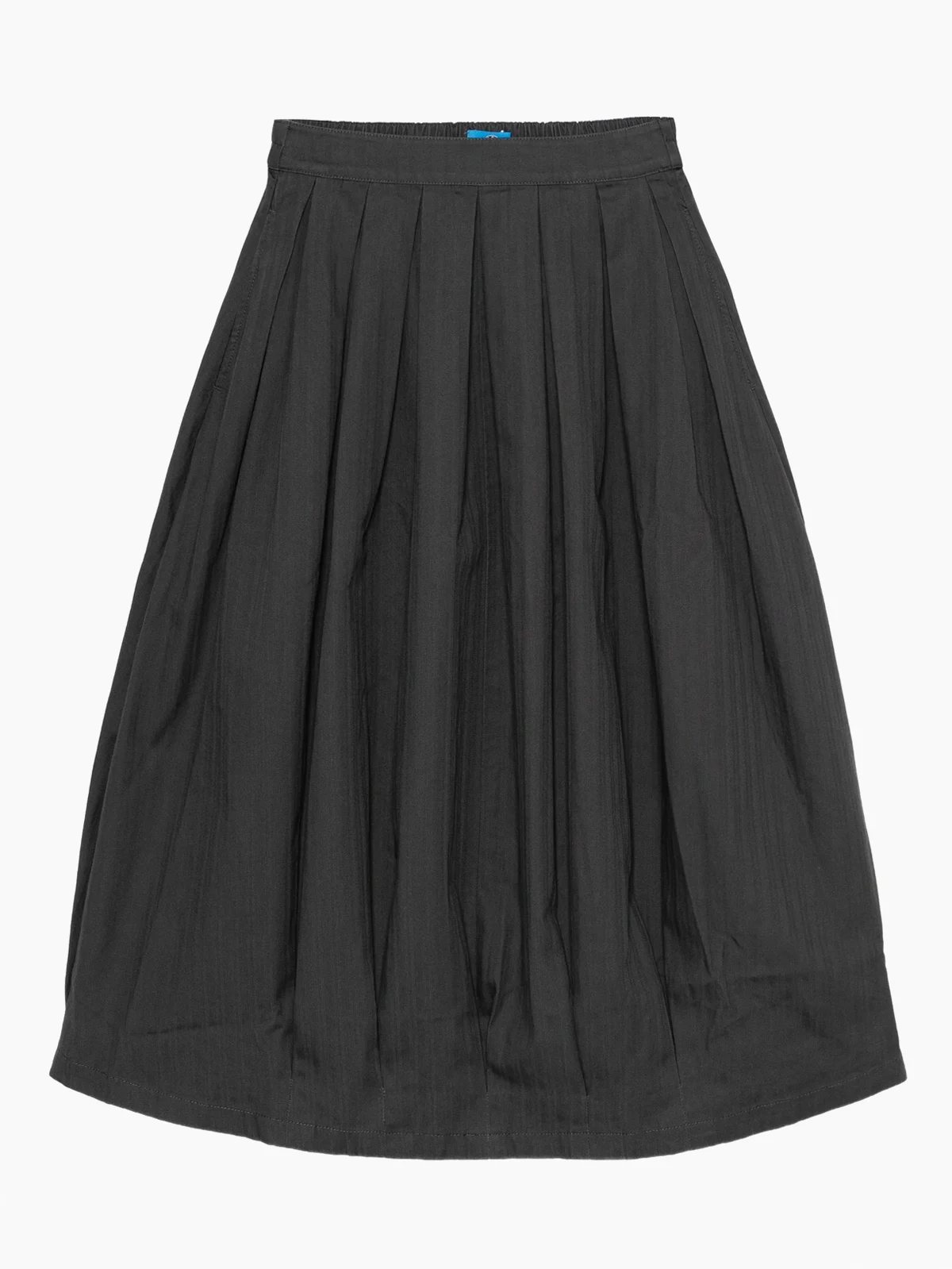 pleated cotton skirt