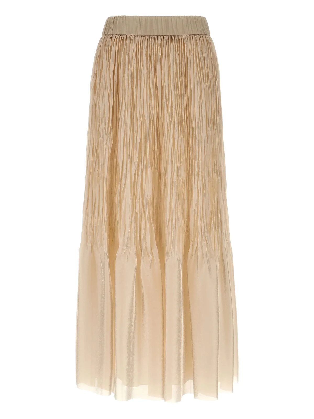 ombré-effect pleated skirt