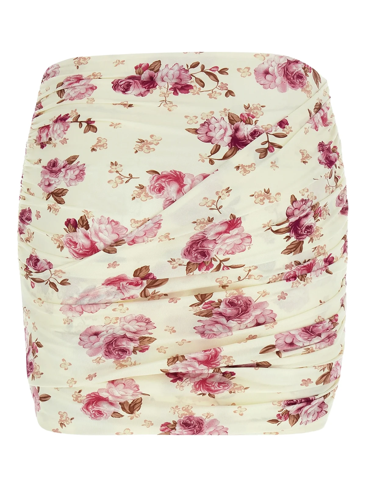 floral knot mini skirt