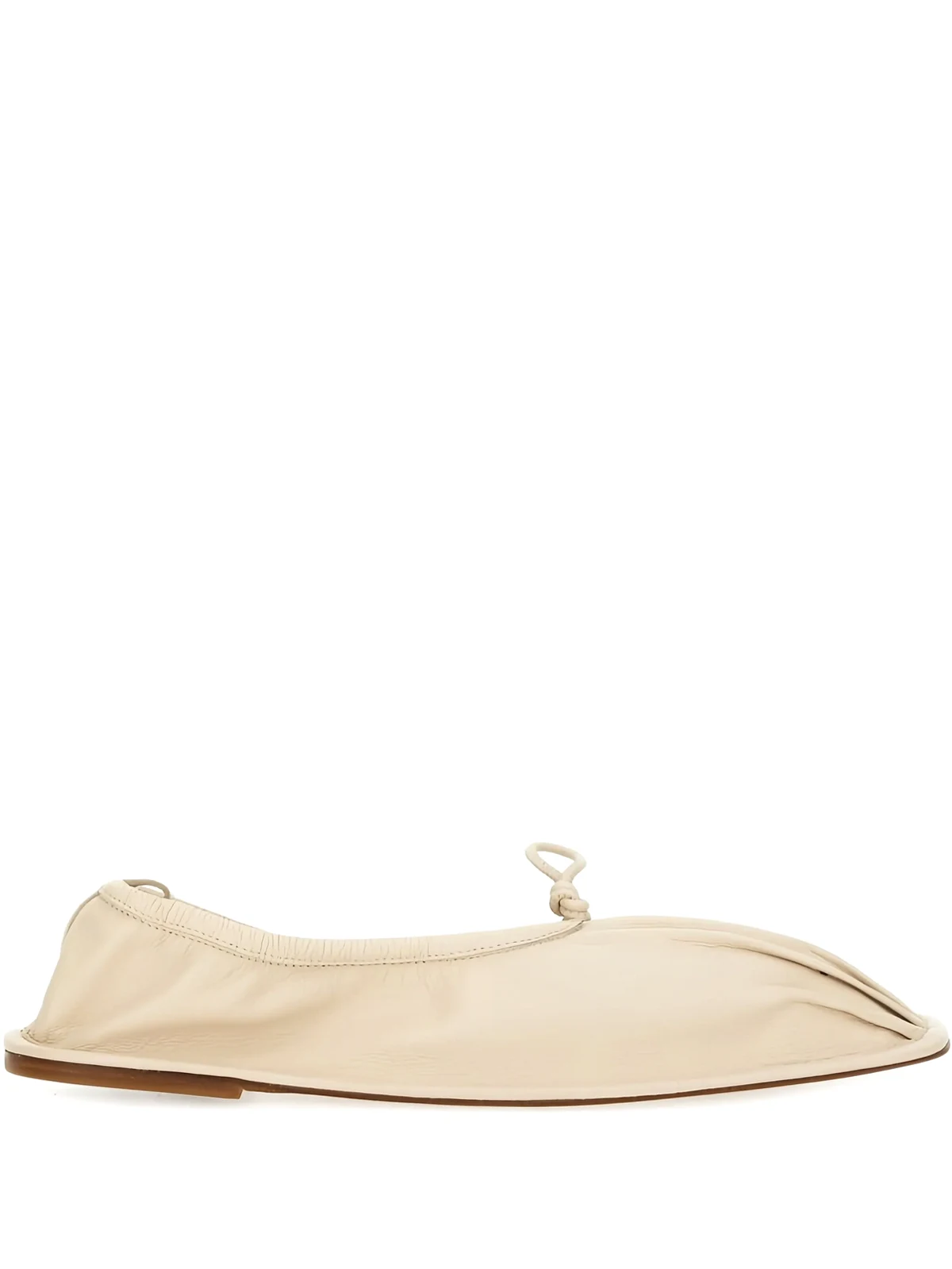 Puntera gathered ballet flats