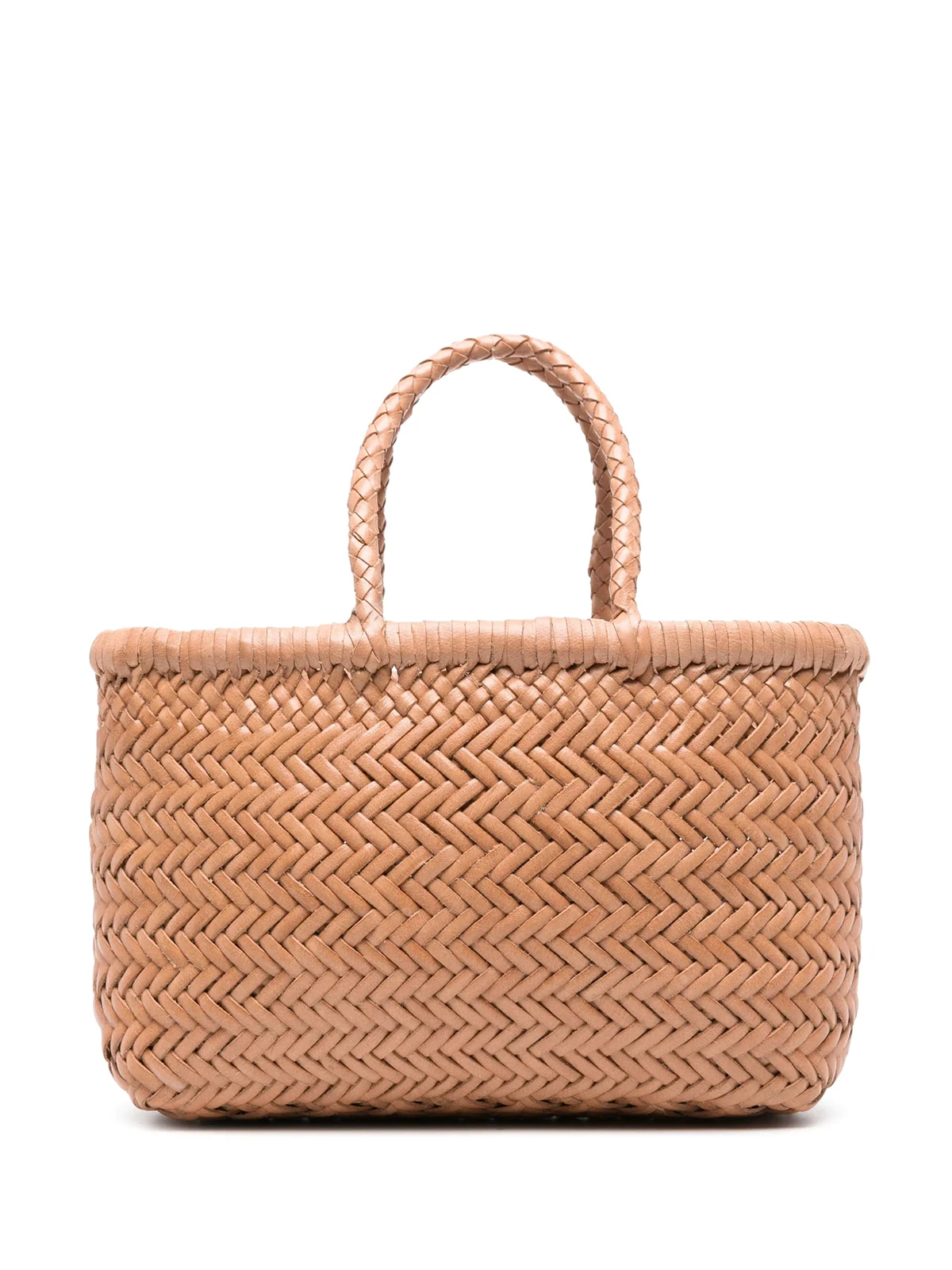 Flat Gora leather tote bag