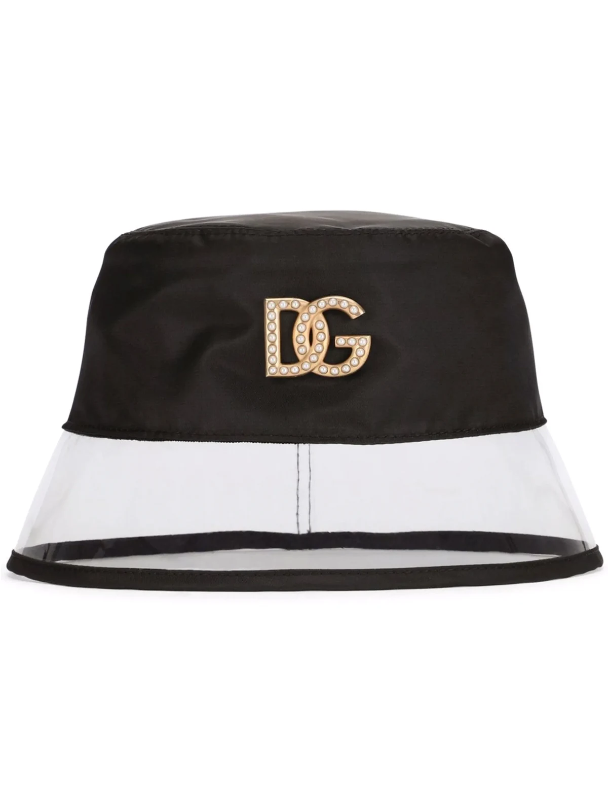 transparent-brim bucket hat