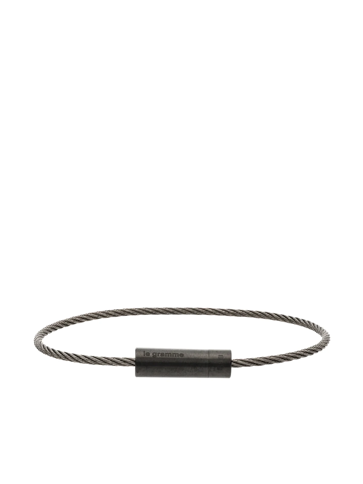 Le 5g brushed ceramic cable bracelet
