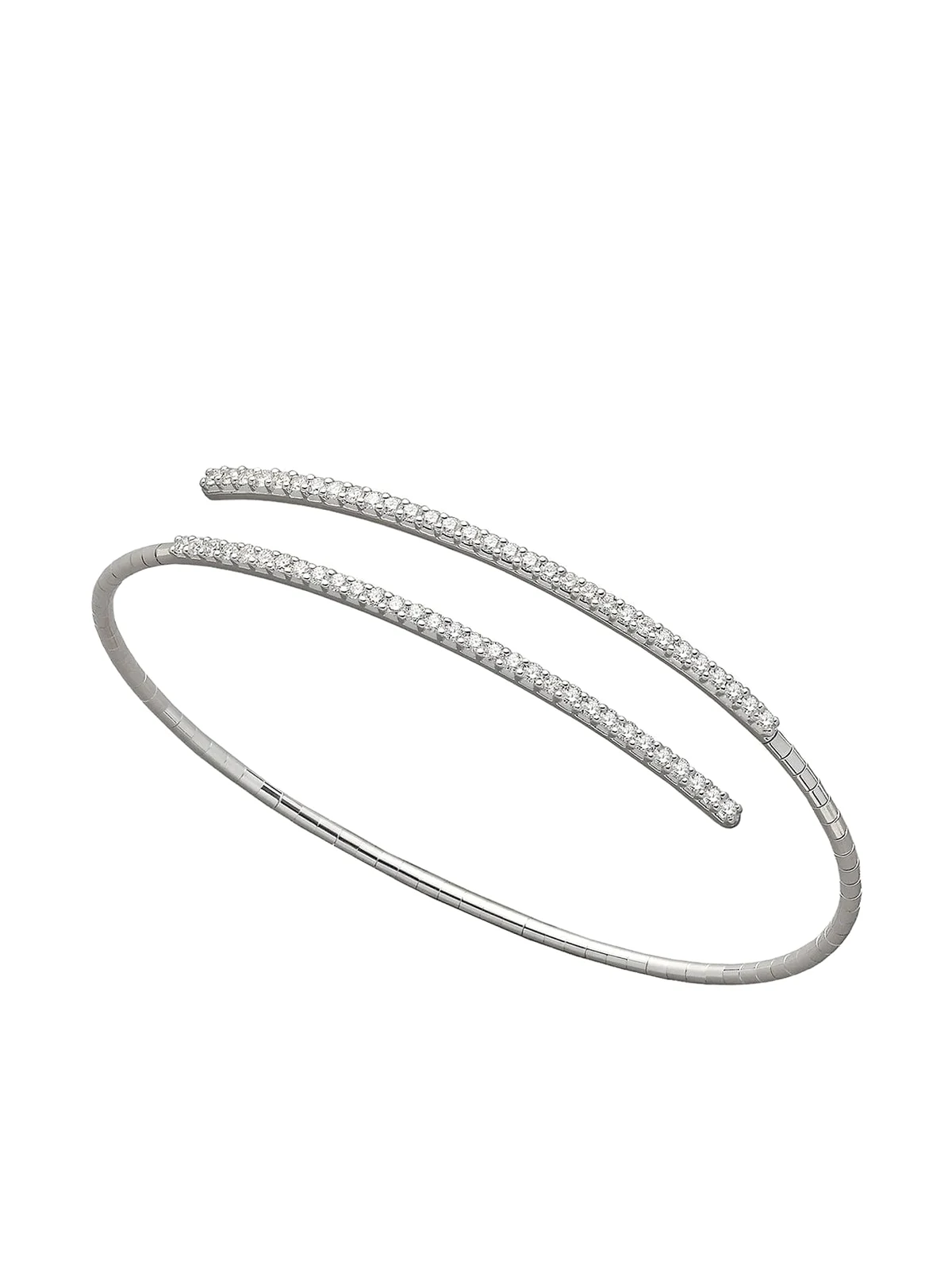 18K white gold diamonds tennis bracelet