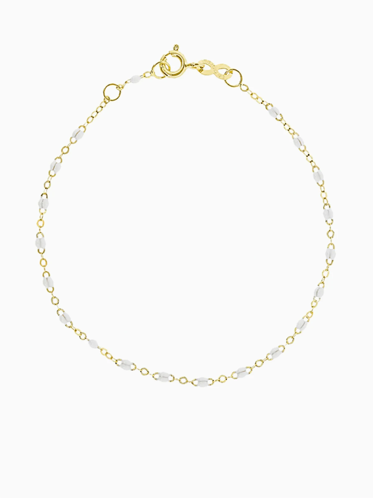 18kt yellow gold bead classic Gigi bracelet