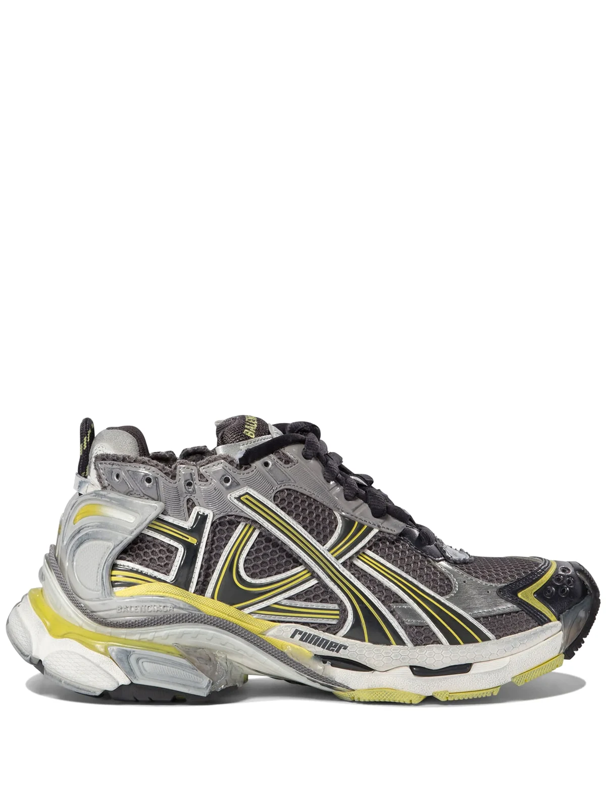 Runner panelled sneakers