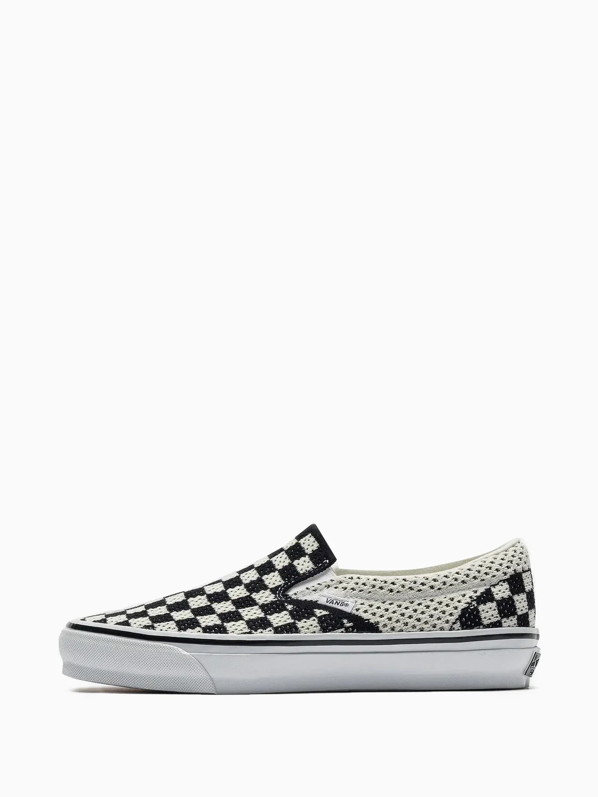 checkerboard slip-on sneakers