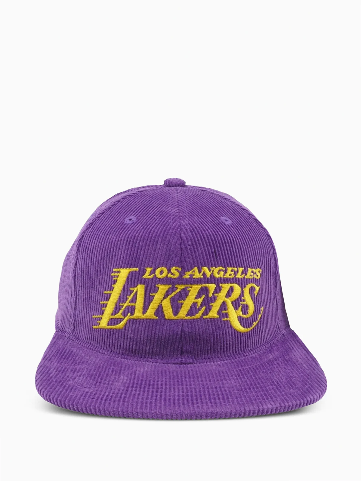 NBA Lakers corduroy embroidered baseball cap